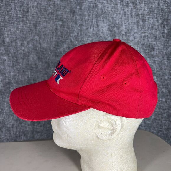 Timberland 1997 Hat Baseball Cap Adjustable Strap Vintage 1990s Red - Picture 5 of 7